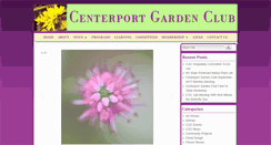 Desktop Screenshot of centerportgardenclub.org